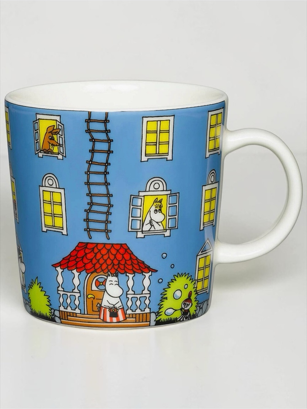 MOOMIN by Arabia 70th Anniversary Moominhouse 10 Ounce Coffee Cup NWOT Mug 🇫🇮